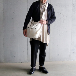 KLASICA REGULAR COLLAR OVER SIZED SHIRT / HAND DYED COTTON