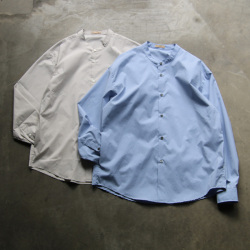 LAMOND (ラモンド) LM-S-094 [Durable Band Collar Shirts Jacket] バンドカラー シャツ ジャケット 