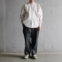 LAMOND (ラモンド) LM-S-094 [Durable Band Collar Shirts Jacket] バンドカラー シャツ ジャケット