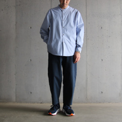 LAMOND (ラモンド) LM-S-094 [Durable Band Collar Shirts Jacket] バンドカラー シャツ ジャケット