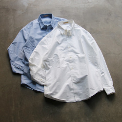 LAMOND (ラモンド) LM-S-077-OX [HEAVY OX BOLD SHIRTS JACKET] ヘヴィーオックス ボールド シャツジャケット (WHITE)