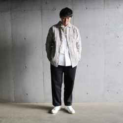 LAMOND (ラモンド) LM-S-077-OX [HEAVY OX BOLD SHIRTS JACKET] ヘヴィーオックス ボールド シャツジャケット (WHITE)