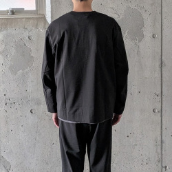 LAMOND (ラモンド) LM-C-193-TH [Twill Twist Cardigan Jacket] ツイルツイスト カーディガン ジャケット (BLACK)