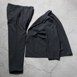 LAMOND (ラモンド) LM-P-126-PR [STRETCH EASY TROUSERS/SET UP] ストレッチ イージートラウザーズ (BLACK)