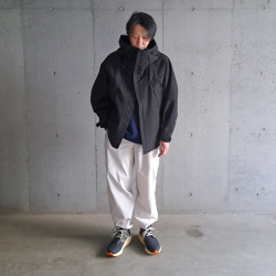 LAMOND (ラモンド) LM-P-125 [TASLAN CARGO PANTS]　タスランカーゴパンツ (WHITE GRAY)
