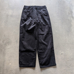 LAMOND (ラモンド) LM-P-137-CDY  [Corduroy Standard Wide Pants] コーデュロイスタンダードワイドイージーパンツ (BLACK) (DARK MOSS)