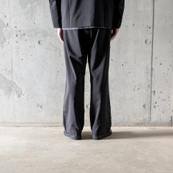 LM-P-140-TH [Twill Twist Wide Pants] ツイルツイストワイドイージーパンツ (BLACK)