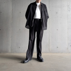 FANTASTICDAYS （ファンタスティックデイズ）UNCREASE-M-261-01 [ UNCREASE-M ] ポリエステルアセテート イージースラックス  (BLACK) 