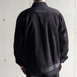 LAMOND (ラモンド) LM-S-109-CDY [Corduroy Short Blouson] コーデュロイショートブルゾン (BLACK) (DARK MOSS)