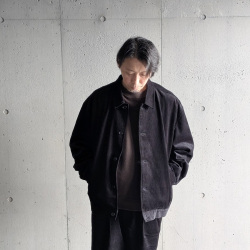 LAMOND (ラモンド) LM-S-109-CDY [Corduroy Short Blouson] コーデュロイショートブルゾン (BLACK) (DARK MOSS)