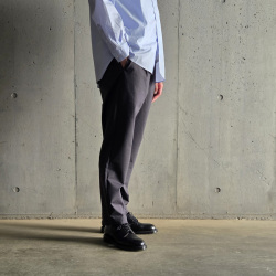 LAMOND (ラモンド) LM-P-122 [ PONTE RELAX PANTS ] ハイゲージストレッチポンチジャージー リラックスパンツ (BLACK) (CHARCOAL)