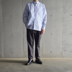 LAMOND (ラモンド) LM-P-122 [ PONTE RELAX PANTS ] ハイゲージストレッチポンチジャージー リラックスパンツ (BLACK) (CHARCOAL)
