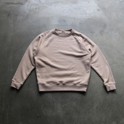 LAMOND (ラモンド) LM-C-162-SPP [SPAIN PIMA PULL OVER SWEAT] ラグラン スリーブ スウェット  (LIGHT BEIGE)