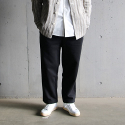 LAMOND (ラモンド) LM-P-112 [SPAIN PIMA SWEAT PANTS] スペイン ピマ コットン スウェットパンツ (BLACK)