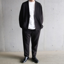 LAMOND (ラモンド) LM-P-077-TM [THERMO TWILL PANTS] サーモツイル イージーパンツ  (BLACK)