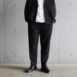 LAMOND (ラモンド) LM-P-077-TM [THERMO TWILL PANTS] サーモツイル イージーパンツ  (BLACK)