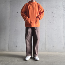 MAX PROOF(マックスプルーフ)  [ BOAT NECK SMOCK FLEECE ] ボートネック スモッグ フリース (TERACOTTA) (FOREST) (BLACK)