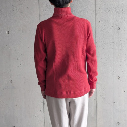 NIGEL  CABOURN (ナイジェルケーボン)  [MAINE LINE] 80530020025  [TURTLE NECK - WAFFLE] タートルネック ワッフル (IVORY) (NAVY) (RED)