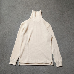 NIGEL  CABOURN (ナイジェルケーボン)  [MAINE LINE] 80530020025  [TURTLE NECK - WAFFLE] タートルネック ワッフル (IVORY) (NAVY) (RED)