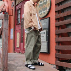 NIGEL  CABOURN (ナイジェルケーボン)  [MAINE LINE] 80500011005 [30s US ARMY DENIM] 12.5oz ユーティリティーデニムパンツ (INDIGO) (GREEN)
