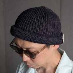 NIGEL  CABOURN (ナイジェルケーボン)  [MAINE LINE]  80520066010 [BEANIE COTTON] コットンニットキャップ (BEIGE) (NAVY) (GREEN)