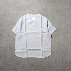 Re made in tokyo japan (アールイーメイドイントウキョウジャパン)  No7919S-CT [ French Linen T-shirt ] フレンチリネン ポケTEE (4COLOUR) 