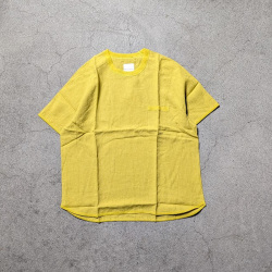 Re made in tokyo japan (アールイーメイドイントウキョウジャパン)  No7919S-CT [ French Linen T-shirt ] フレンチリネン ポケTEE (4COLOUR) 