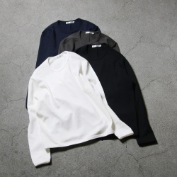 Re made in tokyo japan　(アールイーメイドイントウキョウジャパン) 3123A-PI  [ PERFECT INNER THERMAL CREW NECK ] パーフェクトインナー サーマル クルーネック L/Sカットソー (WHITE)(BLACK)(CHARCOAL)(NAVY)