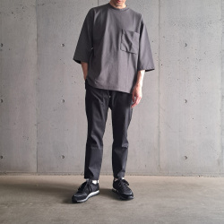 Re made in tokyo japan (アールイーメイドイントウキョウジャパン) 1124S-BT [ Ramie Solotex Twill Tuck PTS ] ラミーソロテックスツイル タックパンツ (BLACK)(NAVY) 