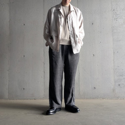 STILL BY HAND (スティルバイハンド)  [ BL01262 ] LINEN WORK JACKET /リネン カバーオール (TAUPE)
