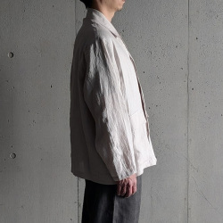 STILL BY HAND (スティルバイハンド)  [ BL01262 ] LINEN WORK JACKET /リネン カバーオール (TAUPE)