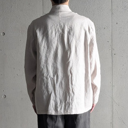 STILL BY HAND (スティルバイハンド)  [ BL01262 ] LINEN WORK JACKET /リネン カバーオール (TAUPE)