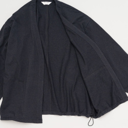 STILL BY HAND (スティルバイハンド)   [ CS07253 ] Mixed colour cardigan ミックスドカラーカーディガン (BLUE CHARCOAL)
