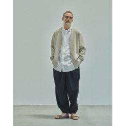 STILL BY HAND (スティルバイハンド)  [ PT03251 ]  Airy wide pants / エアリーワイドパンツ (INK BLACK)(KHAKI)
