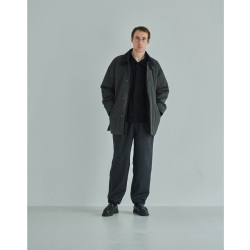 STILL BY HAND (スティルバイハンド)  [ PT05253 ]  Free adjusting wool pants / フリーアジャスティング ウールイージーパンツ (BLACK NAVY)