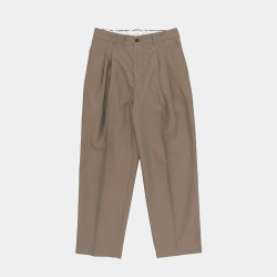 STILL BY HAND (スティルバイハンド)  [ PT06253 ] Deep tuck pressed pants /ディープタックプレスドパンツ (OLIVE)