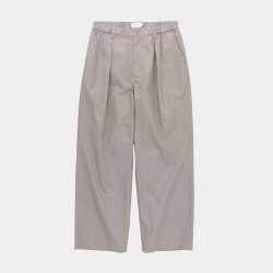 STILL BY HAND (スティルバイハンド)  [ PT08251 ]  Cupro mixed straight pants / キュプラミックス ストレートパンツ (GREIGE)(DARK NAVY)