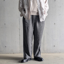 STILL BY HAND (スティルバイハンド)  [ PT08261 ]  Pigment print easy pants / ピグメントプリントイージーパンツ (DUSTY GREY)