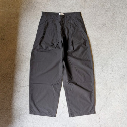 STILL BY HAND (スティルバイハンド)  [ PT09262 ] Typewriter Cotton Wide Pants / タイプライター コットン ワイドパンツ (BROWN CHARCOAL) (INK BLACK)