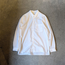 STILL BY HAND (スティルバイハンド)  [ SH0221 ] Regular collar shirt 先染め レギュラーカラーシャツ (BLUE STRIPE) (WHITE STRIPE) (WHITE)