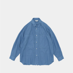 STILL BY HAND (スティルバイハンド)  [ SH05261 ] Garment-dye over shirt ガーメントダイオーバーシャツ (ECRU) (SKY BLUE) (BLACK NAVY)