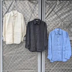STILL BY HAND (スティルバイハンド)  [ SH05261 ] Garment-dye over shirt ガーメントダイオーバーシャツ (ECRU) (SKY BLUE) (BLACK NAVY)