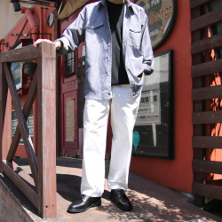 CURLY / CURLY& Co. (カーリー) 251-K1101 [ PRIME WOOL WAFFLE TEE ] ウールワッフル Tシャツ (OLIVE GRAY)　(BLACK)