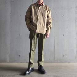 SUNNY ELEMENT (サニーエレメント) [VALLEY SHIRT]　デッドストック バーバリークロス シャツ (KHAKI)