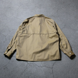 SUNNY ELEMENT (サニーエレメント) [VALLEY SHIRT]　デッドストック バーバリークロス シャツ (KHAKI)