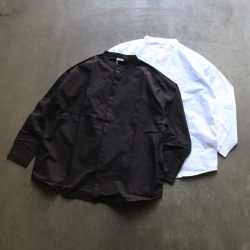 SEEALL (シーオール) [ EXTRA OVER BAND COLLAR SHIRTS ]  エクストラオーバー バンドカラー バンドカラーシャツ (2COLOR)