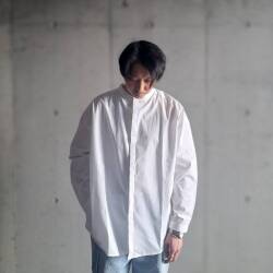 SEEALL (シーオール) [ EXTRA OVER BAND COLLAR SHIRTS ]  エクストラオーバー バンドカラー バンドカラーシャツ (2COLOR)