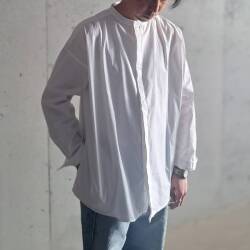 SEEALL (シーオール) [ EXTRA OVER BAND COLLAR SHIRTS ]  エクストラオーバー バンドカラー バンドカラーシャツ (2COLOR)