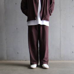 SEEALL (シーオール) [ BUGGY PANTS(WITH COTTON LINING) ]  バギーパンツ (COFFEE) 