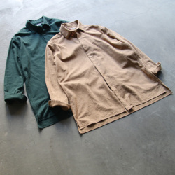 SEEALL (シーオール) [ ESSENTIAL B SHIRTS B SHIRTS ] ロングシャツ (TOBACCO)